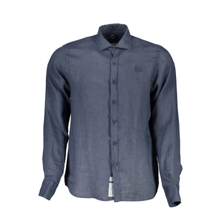 LA MARTINA MEN&39S BLUE LONG SLEEVE SHIRT