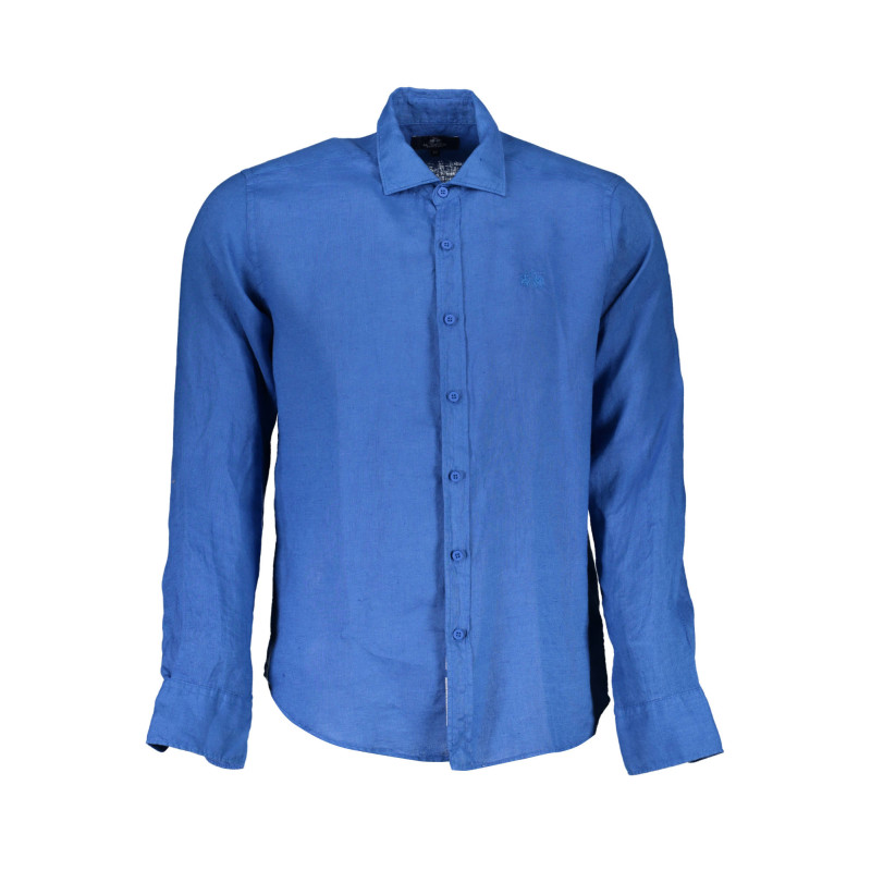 LA MARTINA MEN&39S BLUE LONG SLEEVE SHIRT