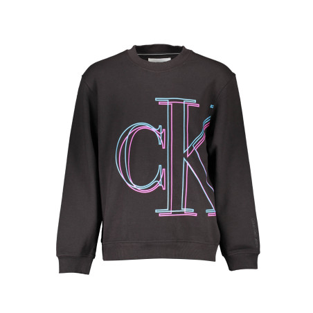 CALVIN KLEIN SWEATSHIRT WITHOUT ZIP MAN BLACK