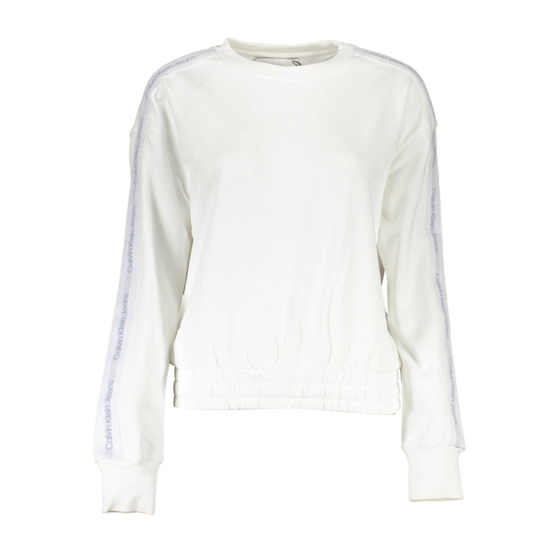 CALVIN KLEIN SWEATSHIRT WITHOUT ZIP WOMAN WHITE