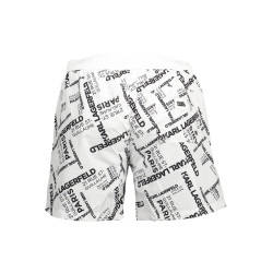 KARL LAGERFELD BEACHWEAR COSTUME PARTE SOTTO UOMO BIANCO