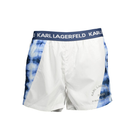 KARL LAGERFELD BEACHWEAR COSTUME PARTE SOTTO UOMO BIANCO