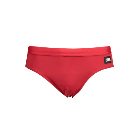 KARL LAGERFELD BEACHWEAR COSTUME PARTE SOTTO UOMO ROSSO