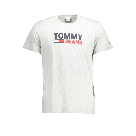 TOMMY HILFIGER T-SHIRT MANICHE CORTE UOMO GRIGIO