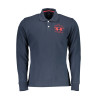 LA MARTINA LONG SLEEVE POLO SHIRT MAN BLUE