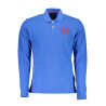 LA MARTINA LONG SLEEVE POLO SHIRT MAN BLUE