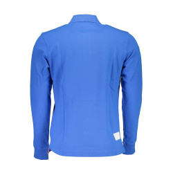 LA MARTINA LONG SLEEVE POLO SHIRT MAN BLUE