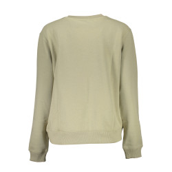 CALVIN KLEIN SWEATSHIRT WITHOUT ZIP WOMAN GREEN