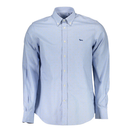 HARMONT & BLAINE CAMICIA MANICHE LUNGHE UOMO AZZURRO