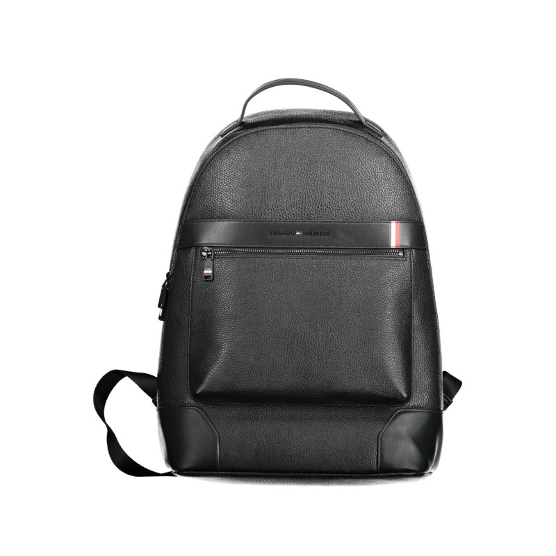 TOMMY HILFIGER MEN&39S BLACK BACKPACK