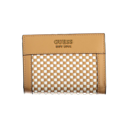 GUESS JEANS WOMEN&39S WALLET BROWN