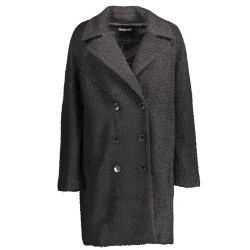 DESIGUAL BLACK WOMAN COAT