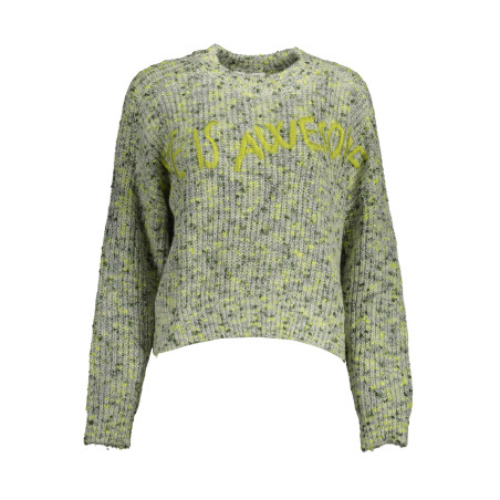 DESIGUAL GREEN WOMAN SWEATER