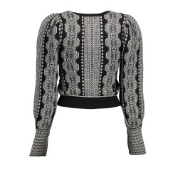 DESIGUAL SWEATER WOMAN BLACK