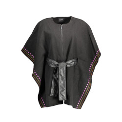 DESIGUAL PONCHO DONNA NERO