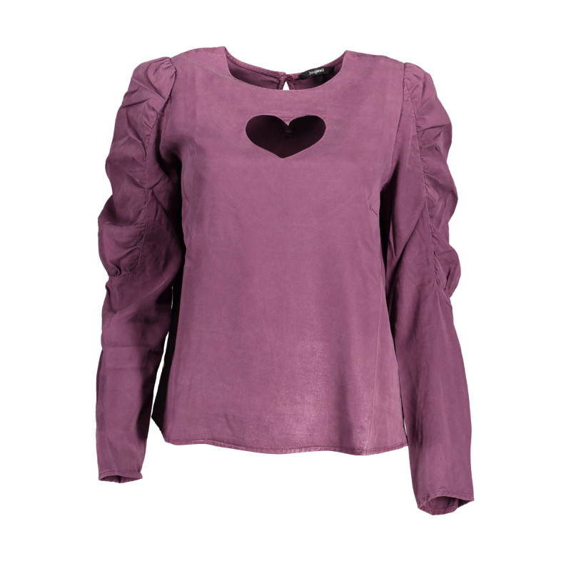 DESIGUAL LONG SLEEVE SHIRT PURPLE WOMAN