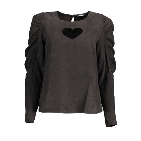 DESIGUAL LONG SLEEVE SHIRT WOMAN BLACK