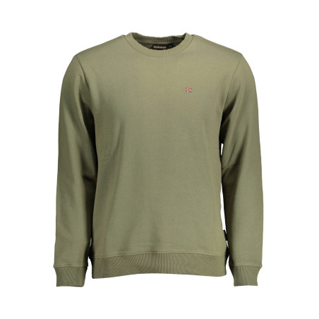 NAPAPIJRI SWEATSHIRT WITHOUT ZIP MAN GREEN