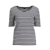 GANT T-SHIRT MANICHE CORTE DONNA BLU