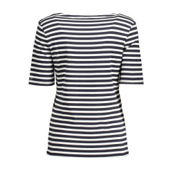 GANT T-SHIRT MANICHE CORTE DONNA BLU