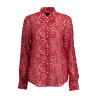 GANT CAMICIA MANICHE LUNGHE DONNA ROSSO