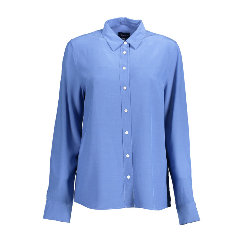 GANT CAMICIA MANICHE LUNGHE DONNA BLU