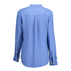 GANT CAMICIA MANICHE LUNGHE DONNA BLU