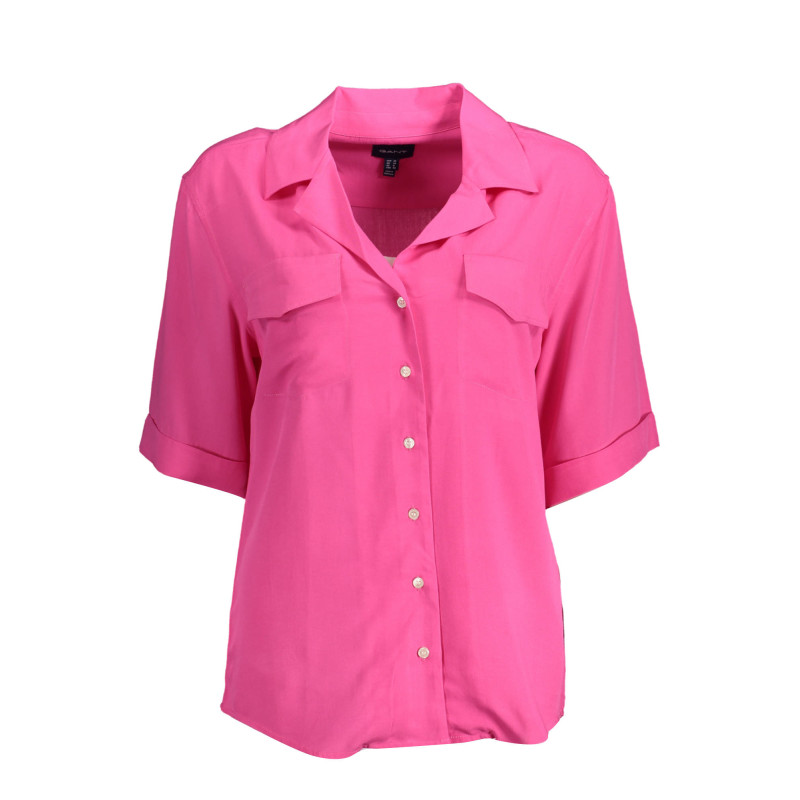 GANT CAMICIA MANICHE CORTE DONNA ROSA