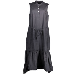 GANT LONG DRESS WOMAN BLACK