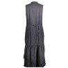 GANT LONG DRESS WOMAN BLACK