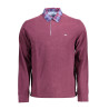 HARMONT &amp BLAINE PURPLE MEN&39S LONG SLEEVE POLO SHIRT