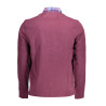 HARMONT &amp BLAINE PURPLE MEN&39S LONG SLEEVE POLO SHIRT