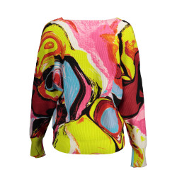 DESIGUAL PINK WOMAN SWEATER