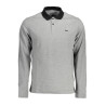 HARMONT &amp BLAINE LONG SLEEVE POLO SHIRT MAN GRAY