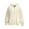 CALVIN KLEIN SWEATSHIRT WITH ZIP WOMAN BEIGE