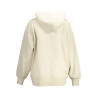 CALVIN KLEIN SWEATSHIRT WITH ZIP WOMAN BEIGE