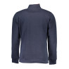 GIAN MARCO VENTURI MEN&39S BLUE SWEATSHIRT WITH ZIP