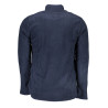 GIAN MARCO VENTURI MEN&39S BLUE SWEATSHIRT WITH ZIP