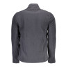 GIAN MARCO VENTURI MEN&39S BLUE SWEATSHIRT WITH ZIP