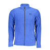 GIAN MARCO VENTURI MEN&39S BLUE SWEATSHIRT WITH ZIP