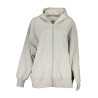 CALVIN KLEIN SWEATSHIRT WITH ZIP WOMAN GRAY