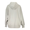 CALVIN KLEIN SWEATSHIRT WITH ZIP WOMAN GRAY