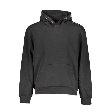 CALVIN KLEIN SWEATSHIRT WITHOUT ZIP MAN BLACK