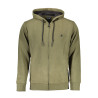 US GRAND POLO MEN&39S GREEN SWEATSHIRT WITH ZIP