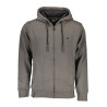 US GRAND POLO SWEATSHIRT WITH ZIP MAN GRAY