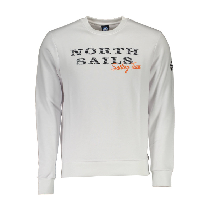 NORTH SAILS SWEATSHIRT WITHOUT ZIP MAN WHITE