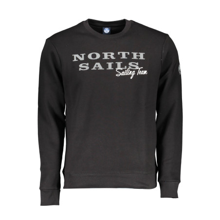 NORTH SAILS FELPA SENZA ZIP UOMO NERO