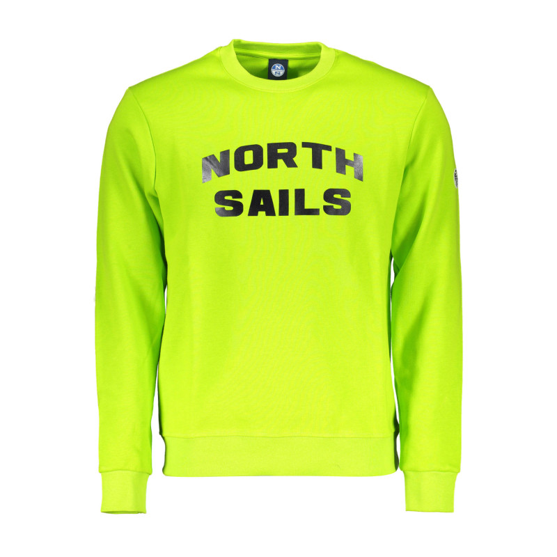 NORTH SAILS SWEATSHIRT WITHOUT ZIP MAN GREEN