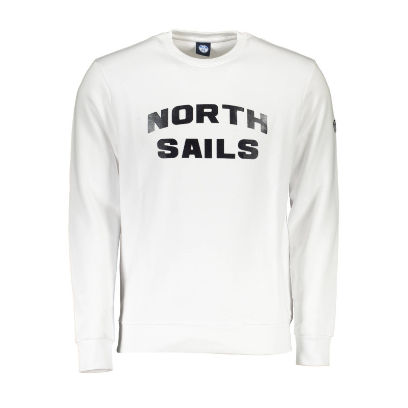 NORTH SAILS SWEATSHIRT WITHOUT ZIP MAN WHITE