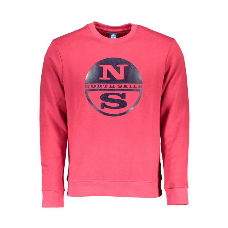 NORTH SAILS FELPA SENZA ZIP UOMO ROSSO